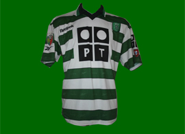 camisa do Sporting Ricardo Sa Pinto 2000/01