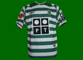 camisola do Sporting Rui Jorge 2003/04