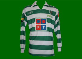 equipamento oficial Sporting Abel 2005 2006