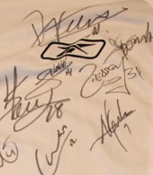 centennial shirt signed by the squad Sporting Lisbon