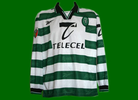 camiseta matchworn Sporting Portogallo 1998 1999 Simo Sabrosa