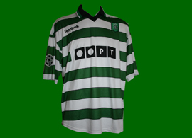 Sporting Champions League Edmilson 2000 2001 Reebok