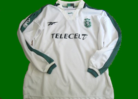 Sporting Lisbon UEFA third jersey 1998 99 white