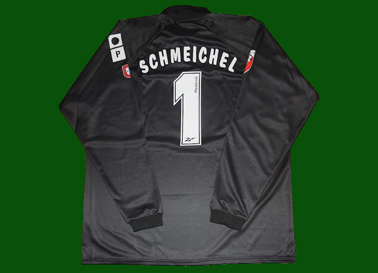 2000/01,  match worn jersey of goalkeeper Schmeichel