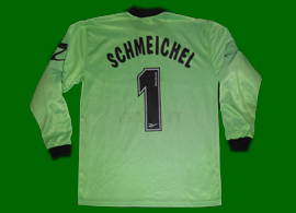 Equipamento de guarda-redes verde, personalizadoPeter Schmeichel. Um clssico!