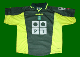 Sporting Club Portugal replica away kit Ricardo Sa Pinto 00 01