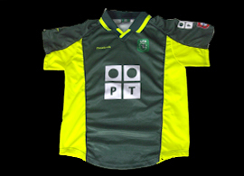 Reebok camisola alternativa de criana do Sporting de 2000 01