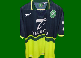 Sporting Lissabon auswarts trikot 1998 1999 Telecel