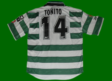 football jersey, match worn by Toito