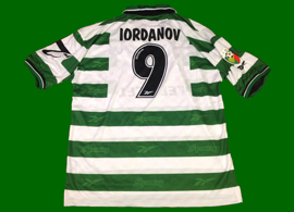 equipamento do Sporting oficial usado por Yordanov em campo