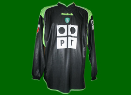 camisa alternativa do Sporting do bota de ouro Jardel 2001/02 Brasil