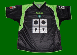 equipamento alternativo de jogo Sporting Rui Jorge 2001 02