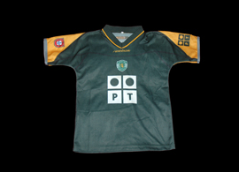 Camisola oficial alternativa de criana do Sporting 2002 03