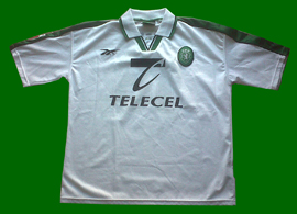 Sporting Lisbon Reebok away reserve white jersey