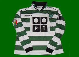 Sporting Lisbon Match worn jerssey Ricardo Quaresma 2001 02