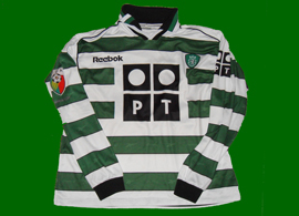 equipamento de jogo Sporting Quaresma 2001 02