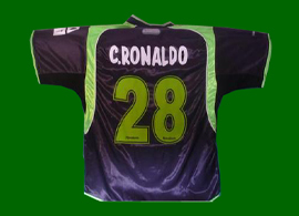 Sporting Lisbon Cristiano Ronaldo. Wrong season, wrong shirt