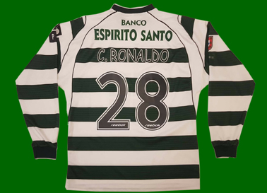 2002/03. Camisola personalizada Cristiano Ronaldo