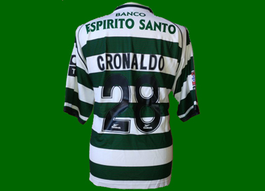 ronaldo sporting lisbon shirt