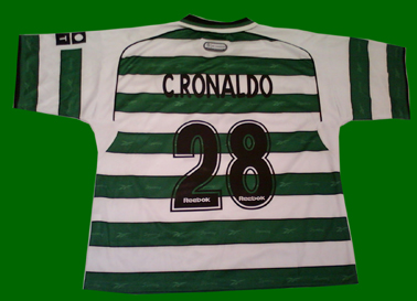 Fake Sporting Lisbon 2001/02 Cristiano Ronaldo shirt