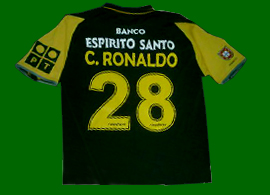 Sporting Cristiano Ronaldo shirt jersey maglia trikot maillot 2002 2003