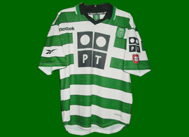 Maillot sporting clube de portugal 2000 2001