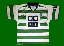 Sporting Lisbon Portugal 2001 2002 Cristiano Ronaldo fake shirt