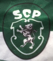 camisola Sporting Saillev 1994 1995 símbolo