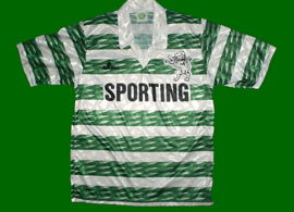 Equipamento do Sporting Saillev 1994 1995