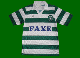 camisola do Sporting Saillev de criana patrocinio FAXE