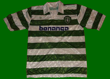 1990/92. 1990/92. Tadeu e Francelina shirt Sporting Lisbon