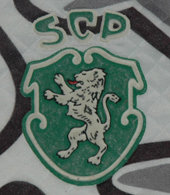 Second half of the 1990s. Goalkeeper shirt of the Old Glories team of Sporting Lisbon. Made by Saillev