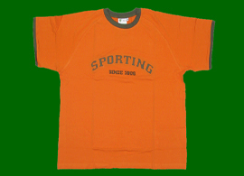 Sporting Portugal TBZ t-shirt from about 2007, orange