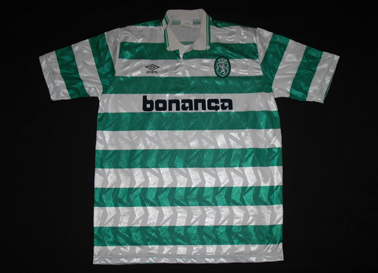 1990/91. Camisola do Leal modelo taa UEFA