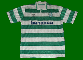 Equipamento do Sporting do Luizinho 1991 1992