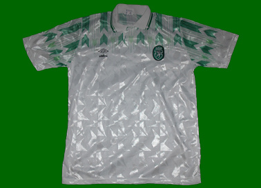 equipamentos do Sporting alternativos 1990/91 Umbro