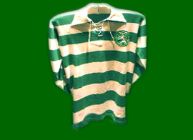 camisola histrica do Peyroteo do Museu Mundo Sporting