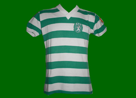 Sporting Portugal maillot porte en jeu 1974 1975 1980 1981