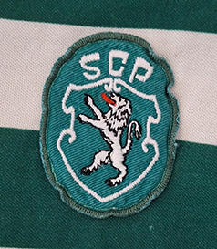 1982/83 a 1984/85. Camisola de marca Marsil, dos Juvenis do Sporting