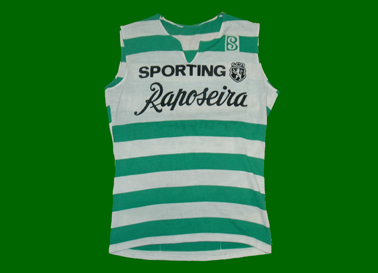 1984, ciclismo. Sporting Lisboa Raposeira (Portugal), camisola de corrida