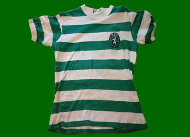 1977/78. Camisola de futebol de Vitor Gomes do Sporting