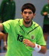 equipamento de jogo do lateral esquerdo de andebol Joo Pinto