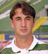 equipamento 1997 1998 Leandro fase de grupos da Liga dos Campeões, contra o Lierse da Bélgica