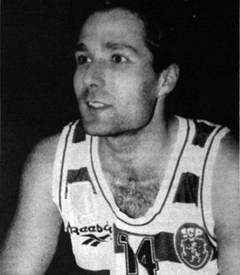 Camisola de jogo de Basquetebol do Sporting de Nuno Branco, 1995