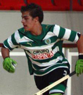 equipamentos de jogo de Bekas (Pedro Delgado) - jogador de hoquei do Sporting