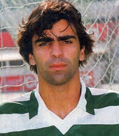 1994/1995. Camisola usada em jogo por Peixe, jogador de futebol do Sporting. Adidas com patrocnio FAXE