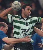 Sporting Lisbon match worn handball jersey of Ricardo Andorinho