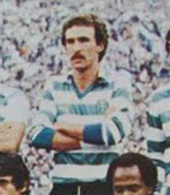 Equipamento de jogo listado da Puma 1981 82 Sporting campeo