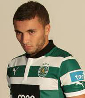 jerseys of Sporting Lisbon and Holland football player Labyad