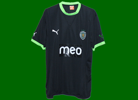 equipamento contrafeito alternativ preto muito curioso Sporting 2011/12